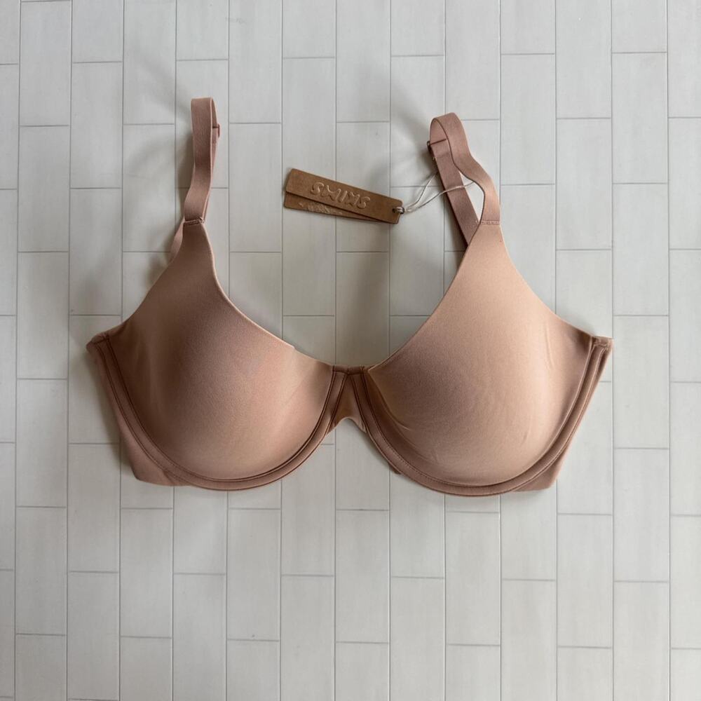 NWT SKIMS Fit Everybody T-Shirt Demi Bra - Mica 34DDDD